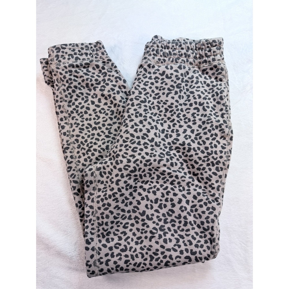 Abercrombie & Fitch Soft A&F Collection Leopard Print Jogger Sweatpants Small